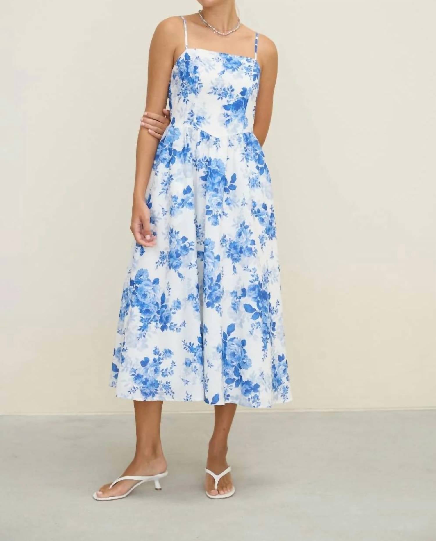 Dottie Dottie Garage - The Capri Floral Midi Dress