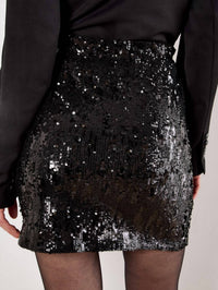 Apricot - Multi Sequin Bodycon Mini Skirt