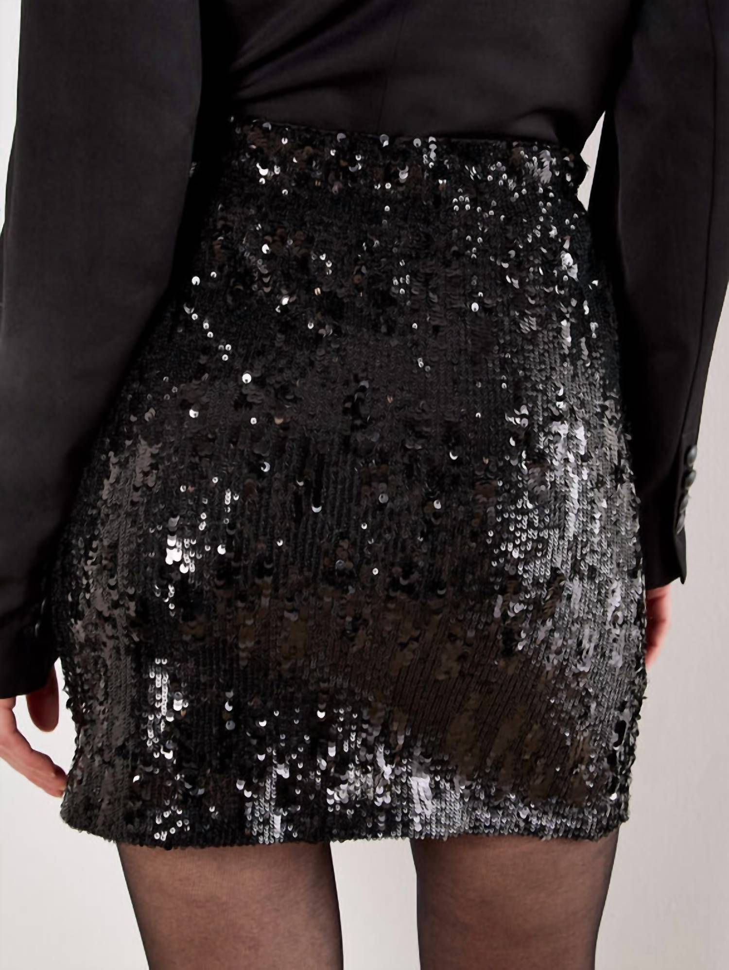 Apricot - Multi Sequin Bodycon Mini Skirt