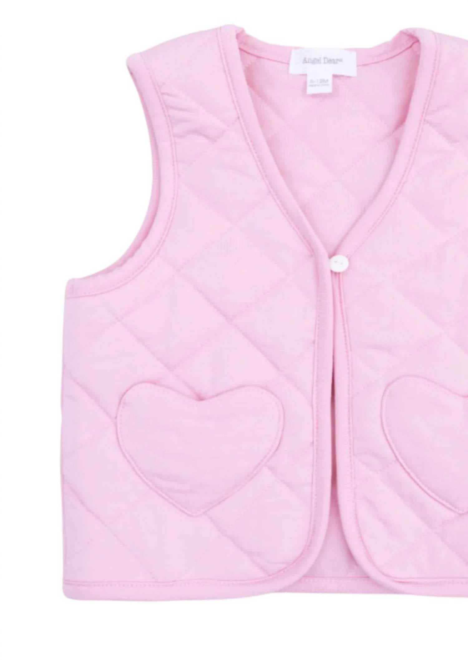 Angel Dear - Girls Quilted Puffer Vest