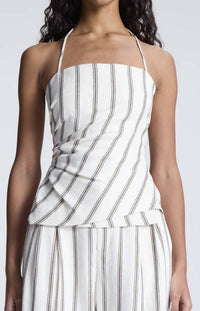 A.L.C. - Charlotte Linen Halter Top