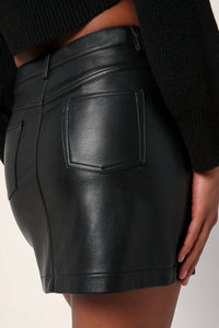 Lulus - Leather Skirt
