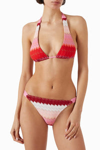 Pq Swim - Eleanor Halter Bikini Top & High Waist Bikini Bottom Set