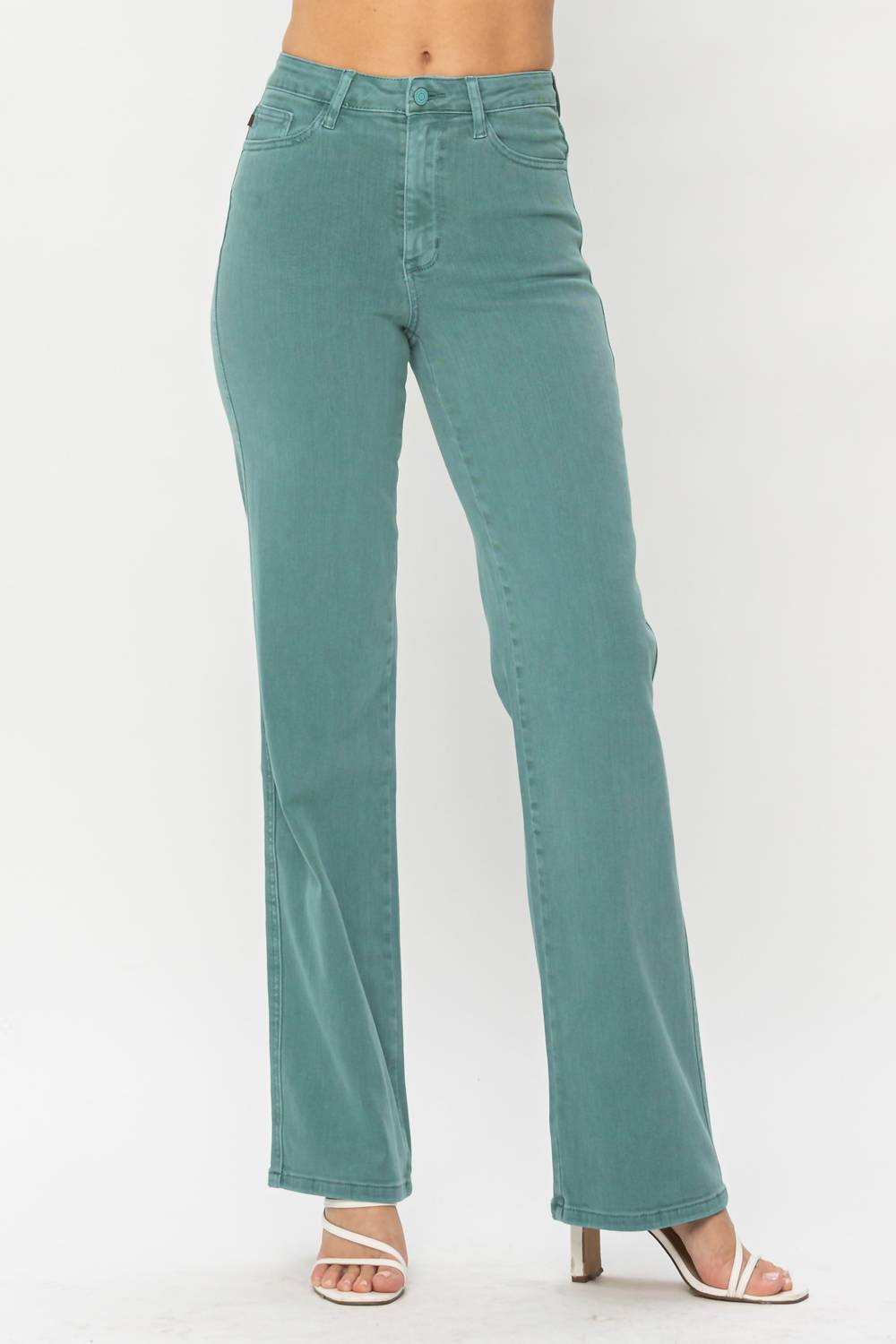 Judy Blue - High Waist Garment Dyed 90's Straight Jeans