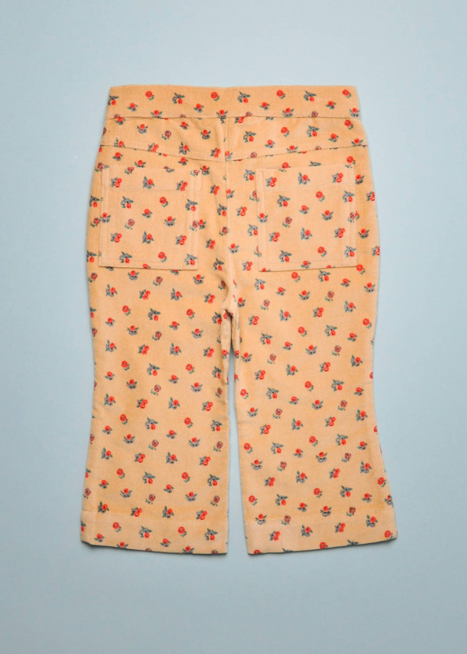 Emile & Ida - Girls Velour Front Pocket Pants
