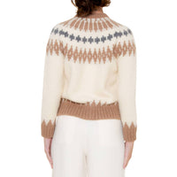 Fore Collection - Christmas Holiday Ski Pattern Knitted Cardigan