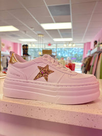 Vintage Havana Women's Hunter Glitter Platform Sneakers in gold - women's sneaker - view 6