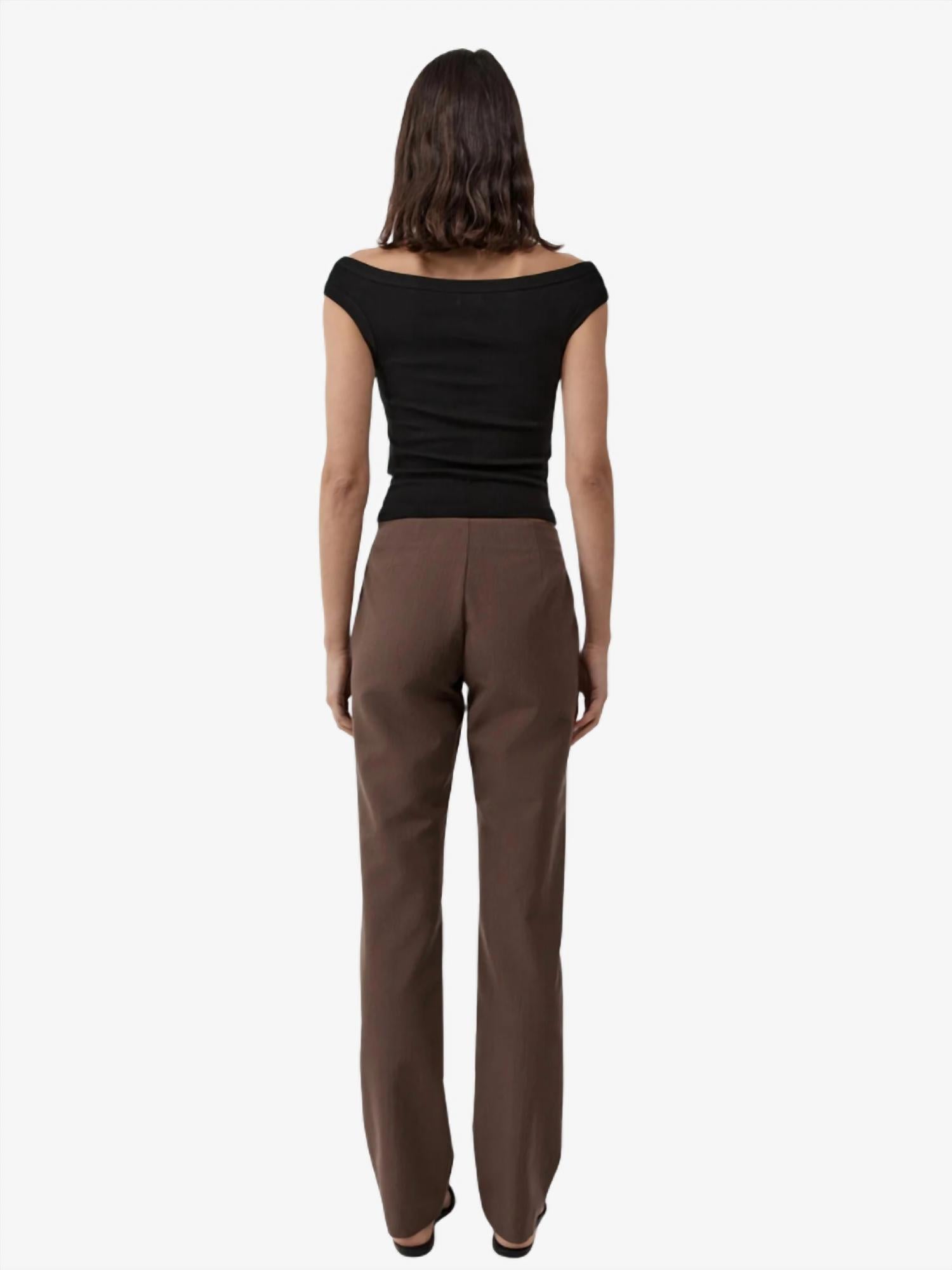 St. Agni - Silk Canvas 90s Minimal Pants