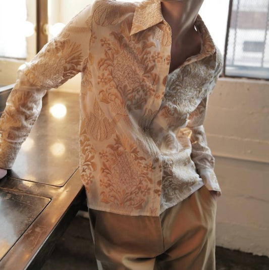 Le Superbe - sand castle boyfriend shirt