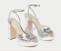 Loeffler Randall - Women's Rivka Leather Knot Platform Sandals