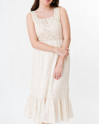 Dear John Denim - HAYDEN CROCHET MIDI DRESS