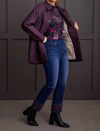 Tribal - Quinley Quilted Snap Front Shacket