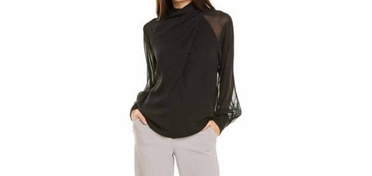 Lafayette 148 - CROSSOVER BLOUSE