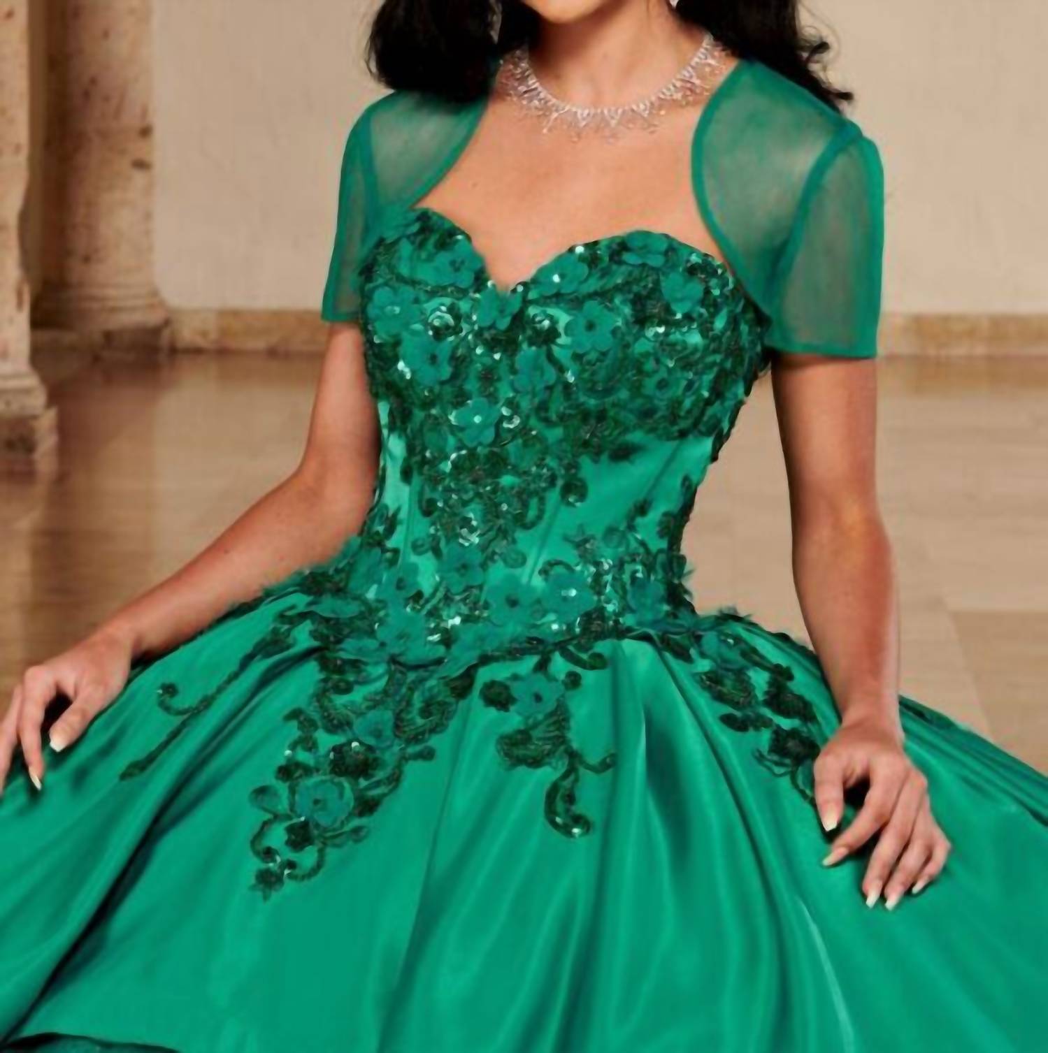 La Reina By Rachel Allan - Corset Style Vibrant Dress