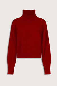 Loulou De Saison - Women's Luke Stand Collar Wool Cashmere Sweater