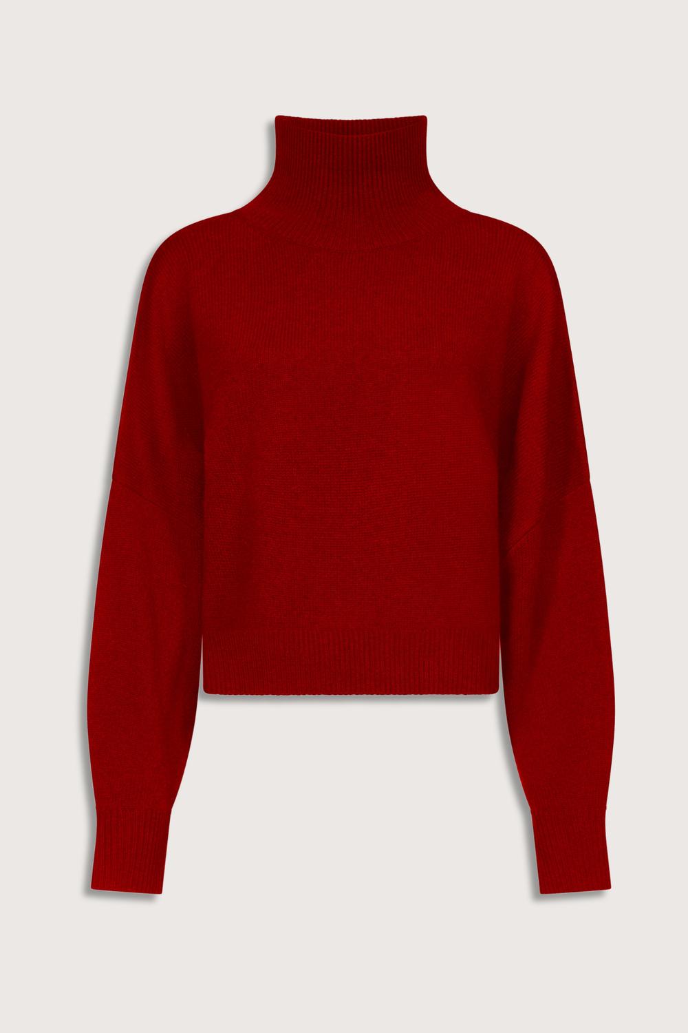 Loulou De Saison - Women's Luke Stand Collar Wool Cashmere Sweater