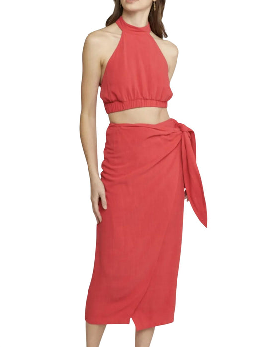 Entro - Top And Sarong Set