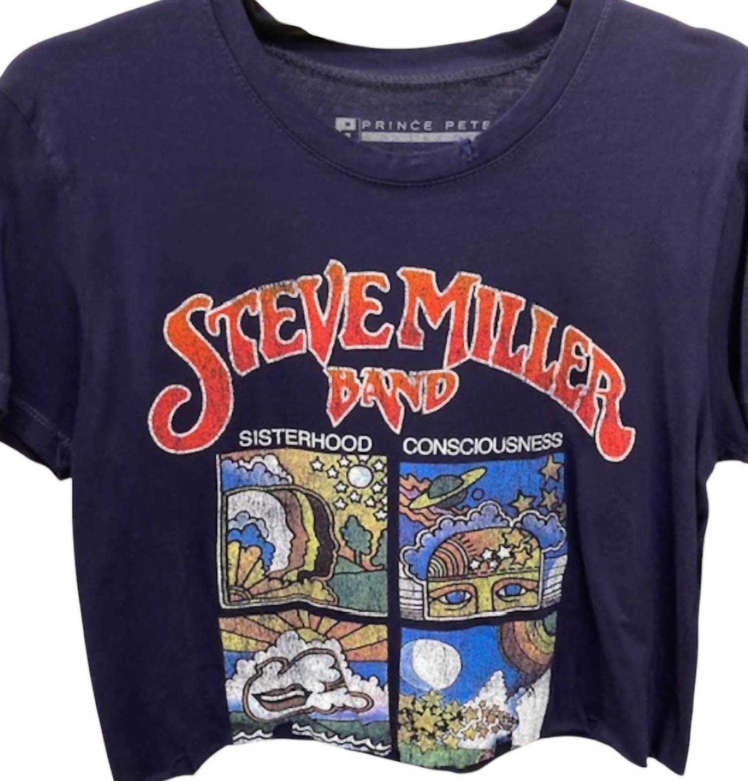 Prince Peter - Women's Steve Miller Boxes Crop Tee