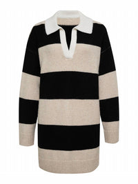 Sanctuary - Polo Striped Sweater Dress