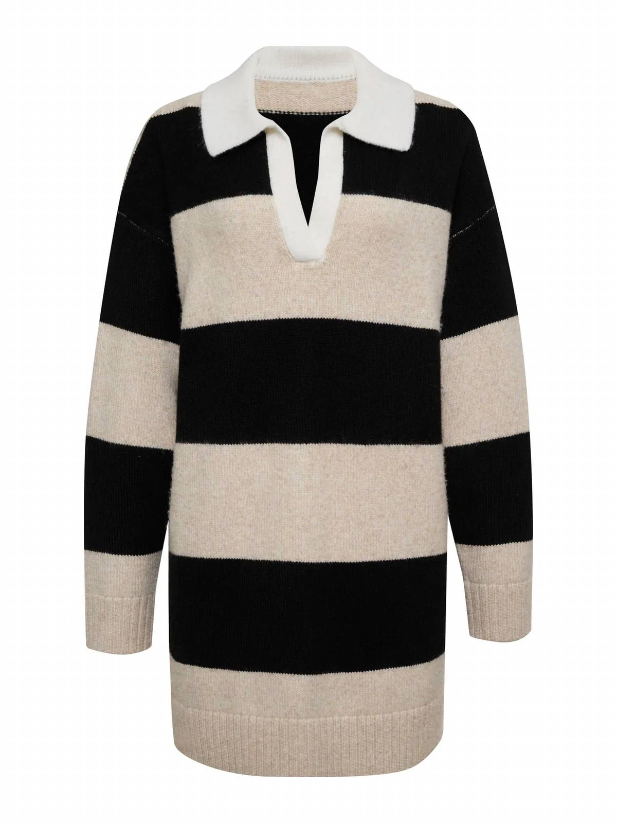 Sanctuary - Polo Striped Sweater Dress
