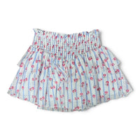 Katie J NYC Girl's Brooke Skirt in petunia stripe - kids' skirt