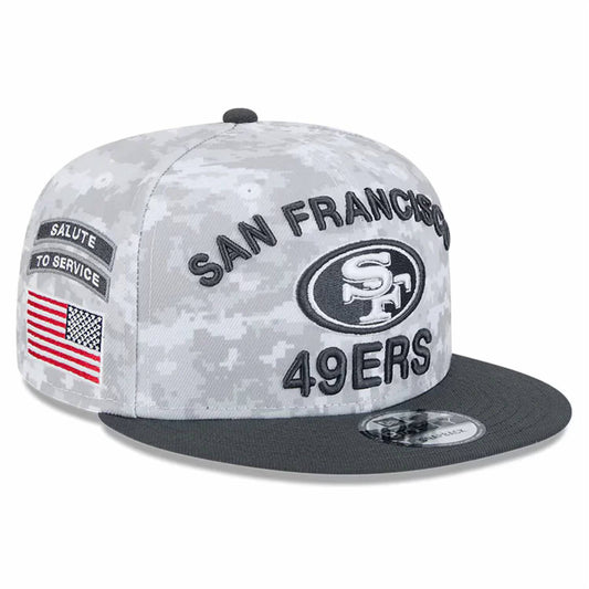 New Era - SAN FRANCISCO 49ERS SALUTE TO SERVICE 9FIFTY SNAPBACK HAT
