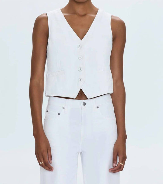 Pistola - Cropped Denim Vest