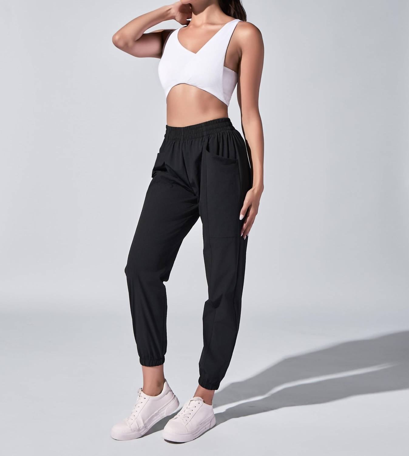 Heroine Sport - Twisted Asymmetric Neck Top
