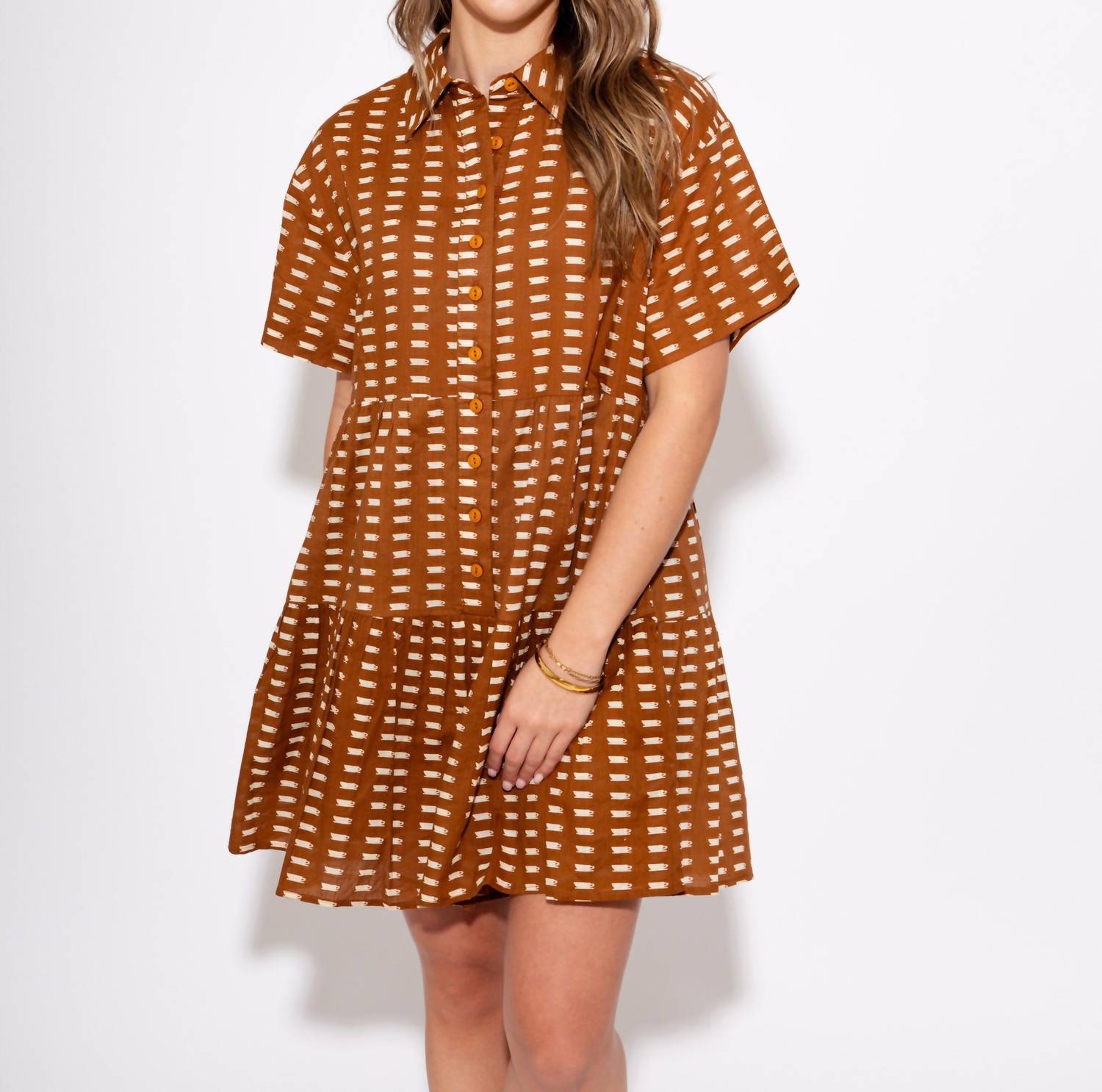 Ivy Jane - Long-sleeve Button-up Romper