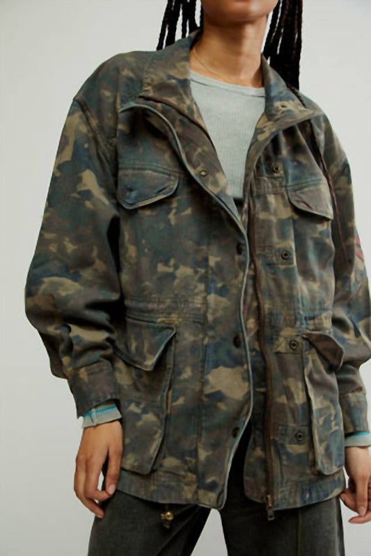 Free People - Arya Utility Camo Jacket