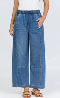 Dear John Denim - Della Cropped Barrel Jeans