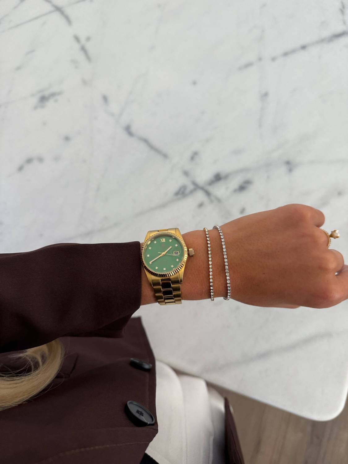 Chansuttpearls - Women's The Caroline Tennis Bracelet