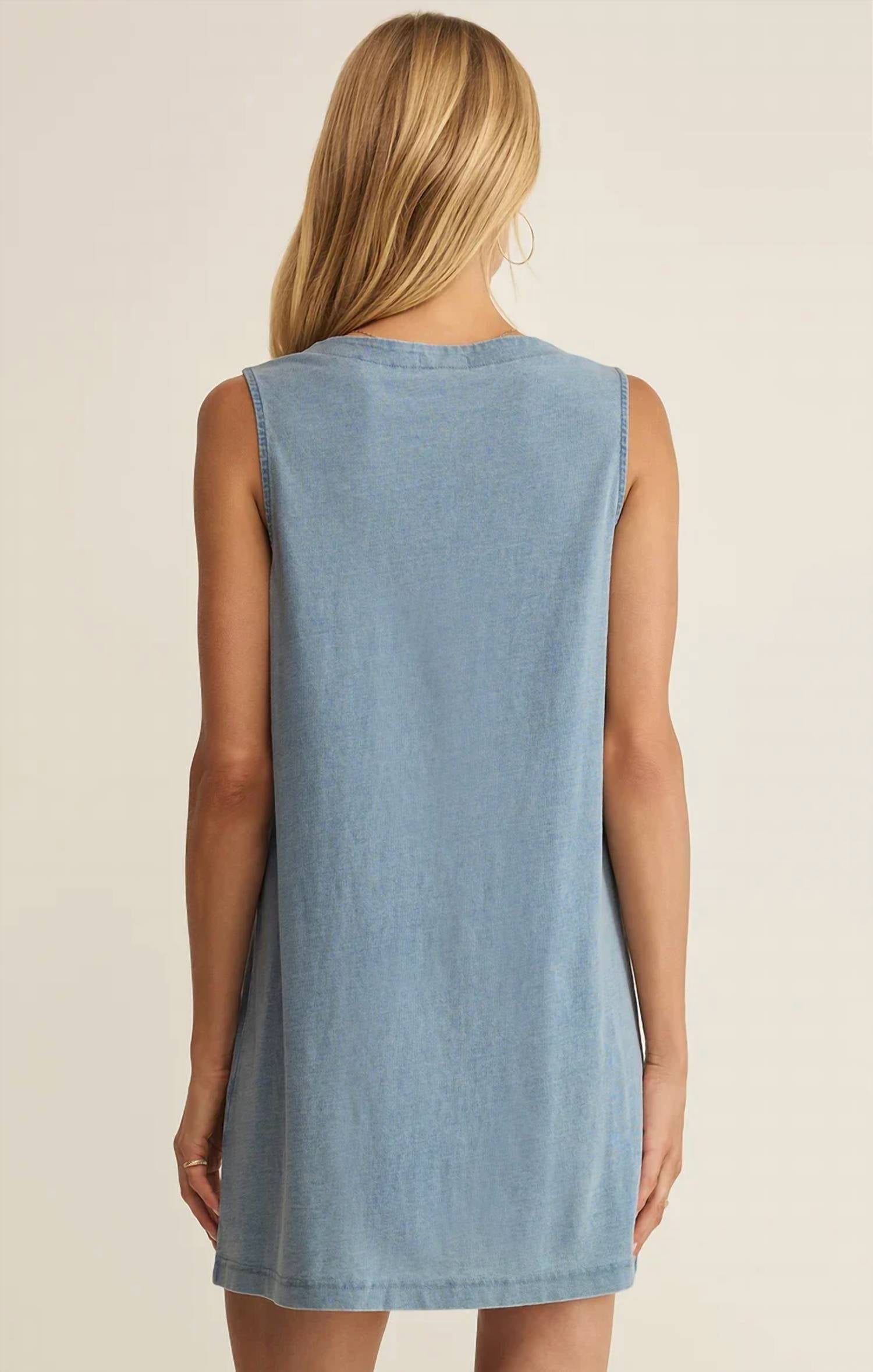 Z Supply - Solace Jersey Denim Mini Dress