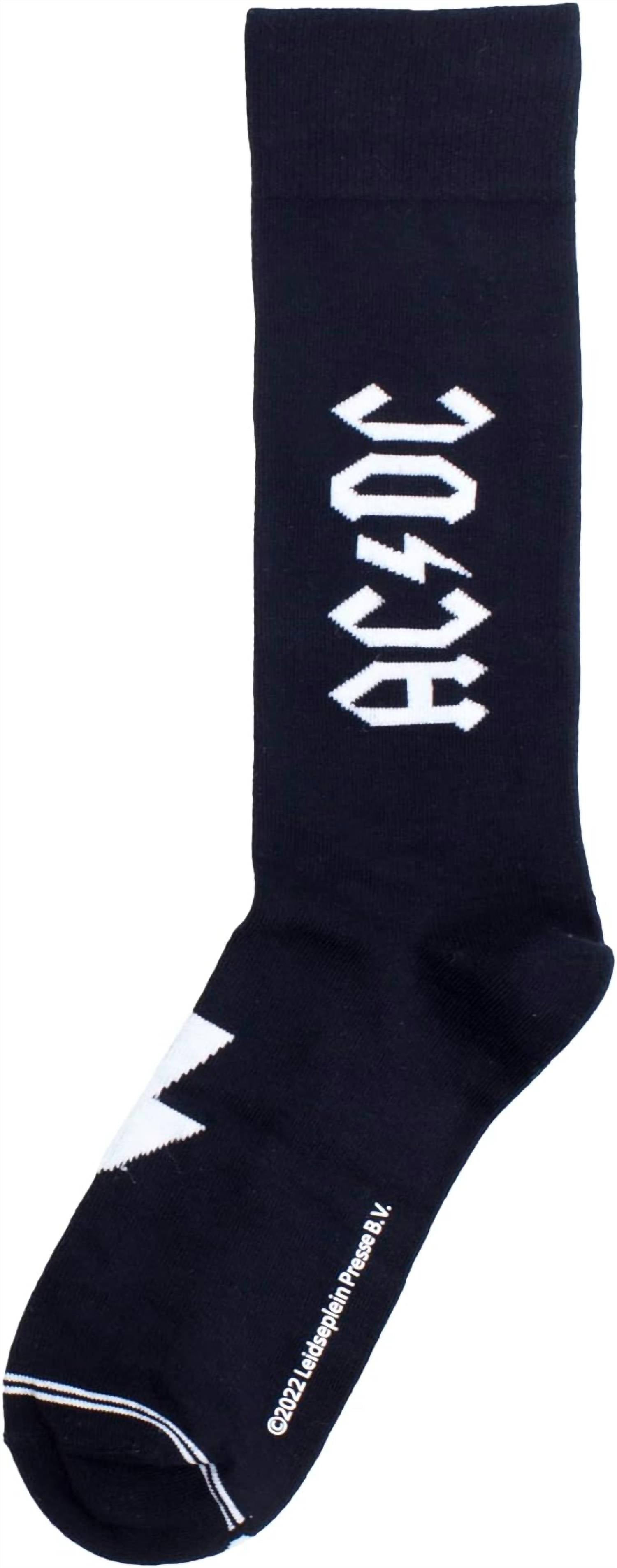 Perri’S Socks - Unisex - ACDC Premium Crew Socks