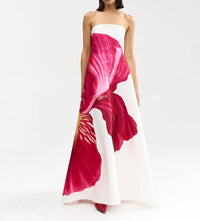 Aston Studio - Floral Print Audrey Gown
