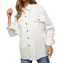 Davi & Dani - Woven Snap Top