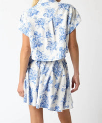 Olivaceous - Chinoiserie Print Dress