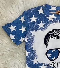 Kids Charm - Boys Patriotic #kidlife Star Tee