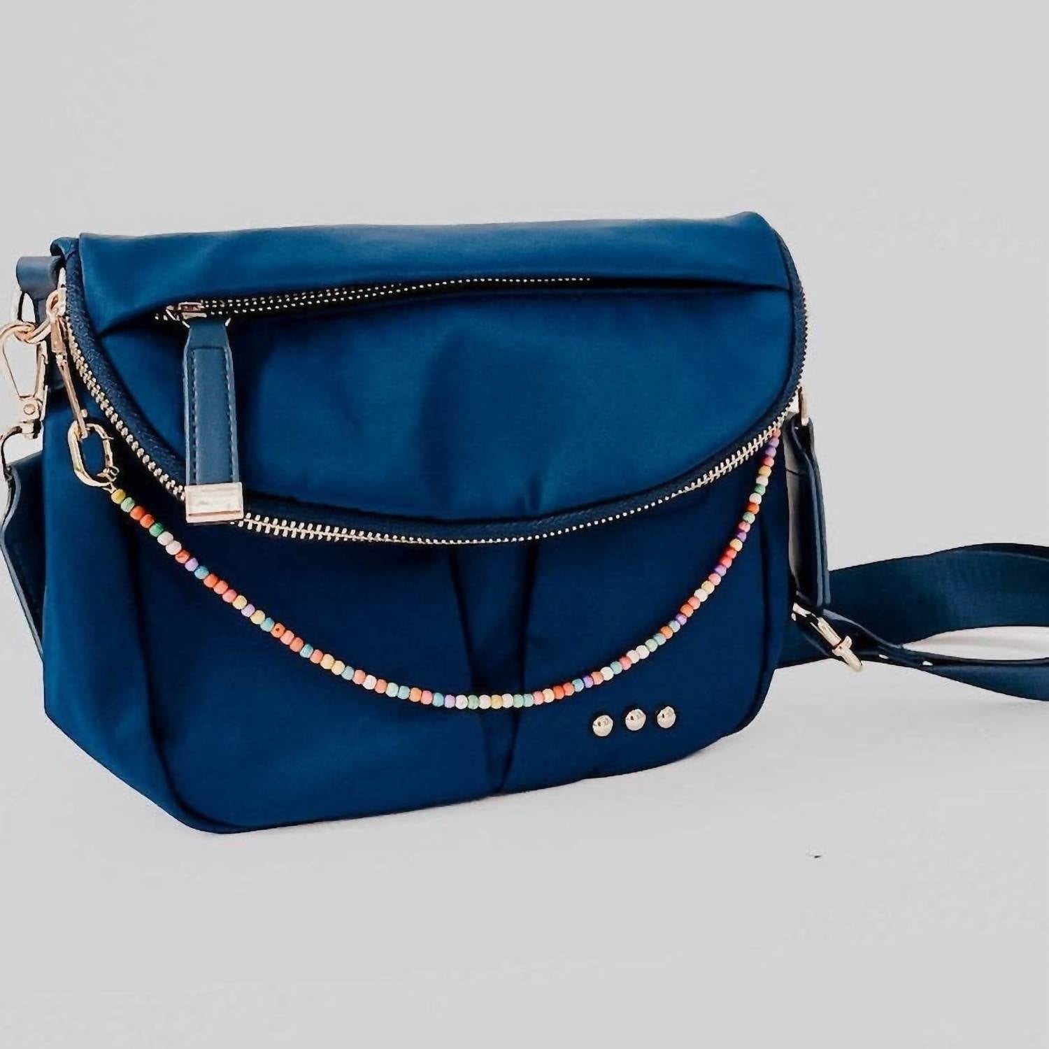 Pretty Simple - Women's Thin Beaded Bag Charm