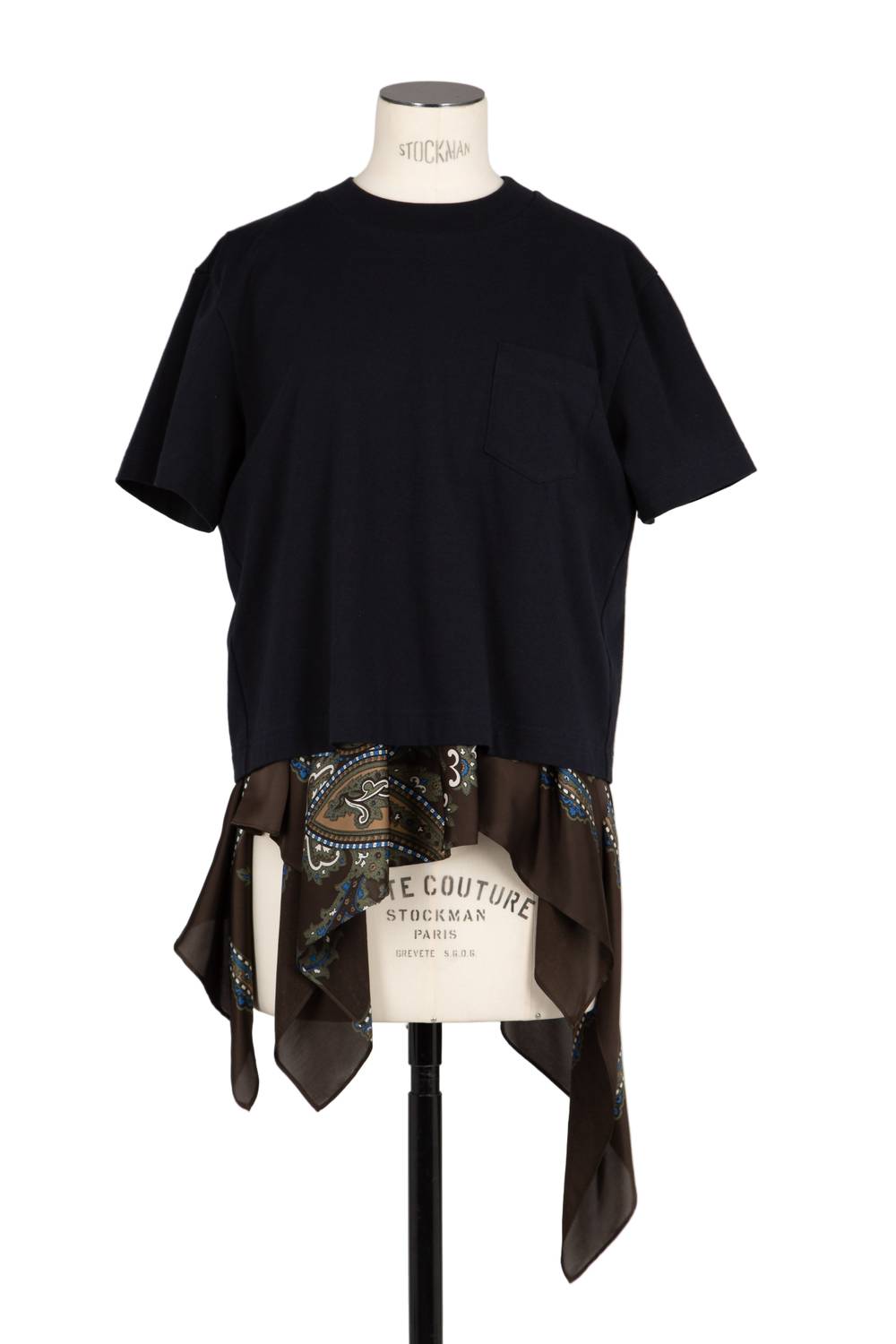 Sacai - Women's Paisley Print X Cotton Jersey T-shirt