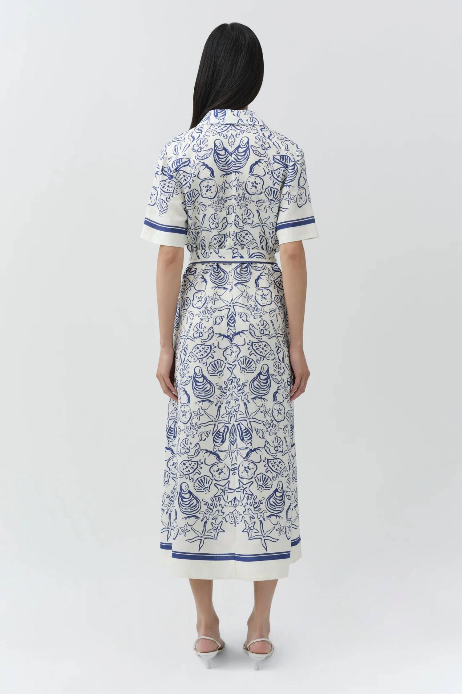 Jonathan Simkhai - AUDRIA BELTED LINEN DRESS