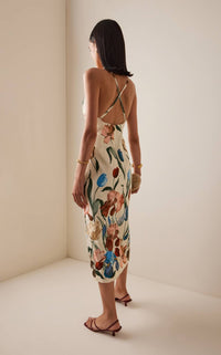Cara Cara Dria Dress in dutch floral blush - women's dress - alternate view