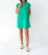 Entro - Feeling Lucky Scalloped Dress