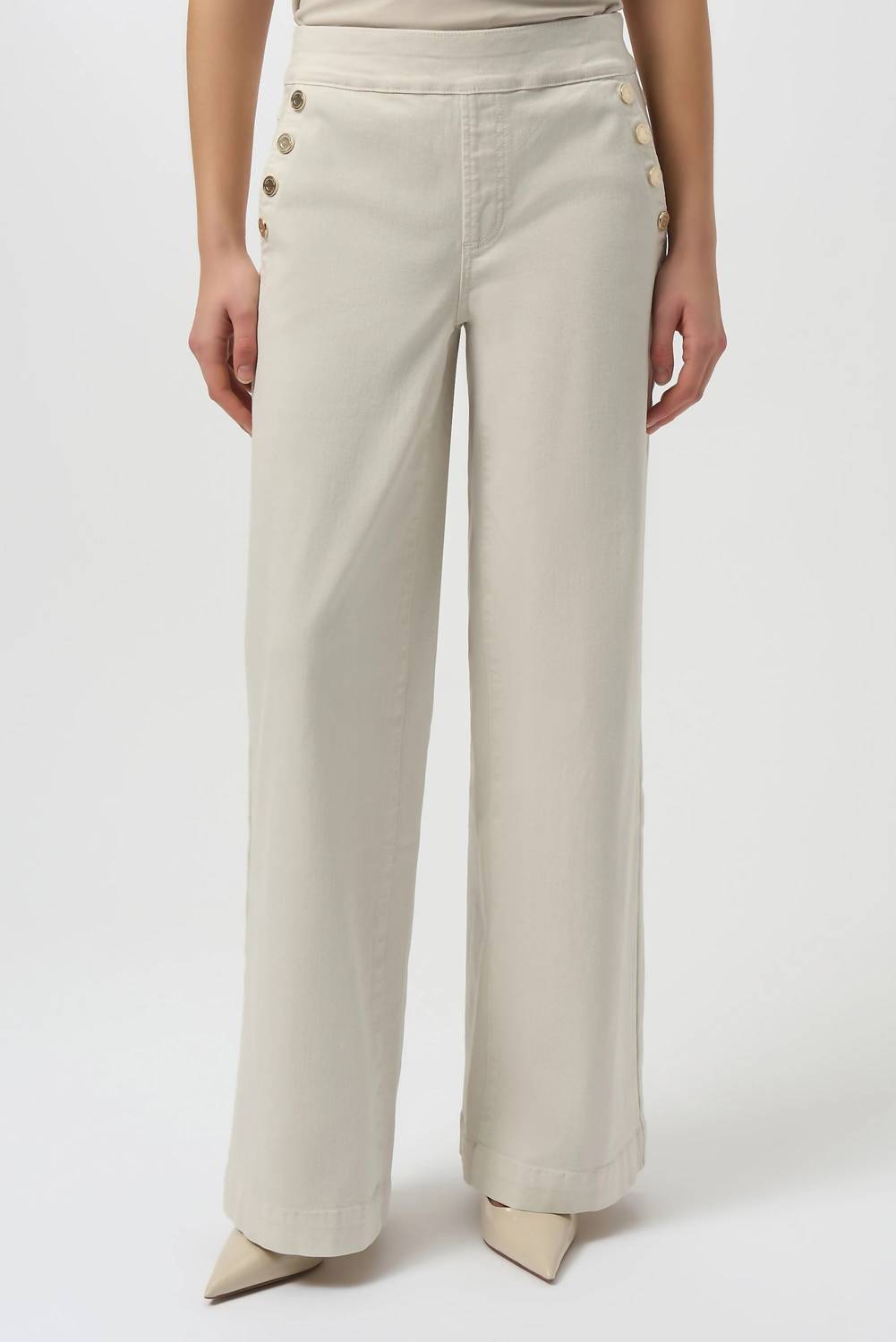 Joseph Ribkoff - Pull On Stretch Wide Leg Jeans