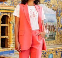 Esqualo - Tama Blocks Print T-shirt