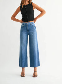Just Black Denim - Scissor Cut Wide Leg Jeans