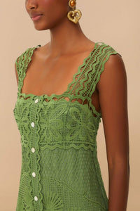Farm Rio - Nautical Guipire Maxi Dress