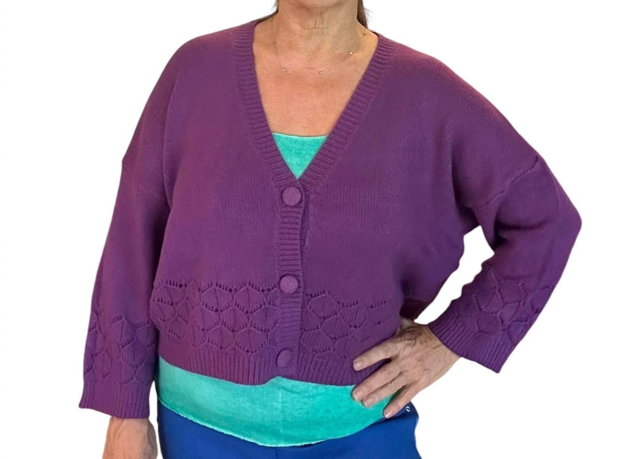 Made In Italy - Soft Knit Cardigan