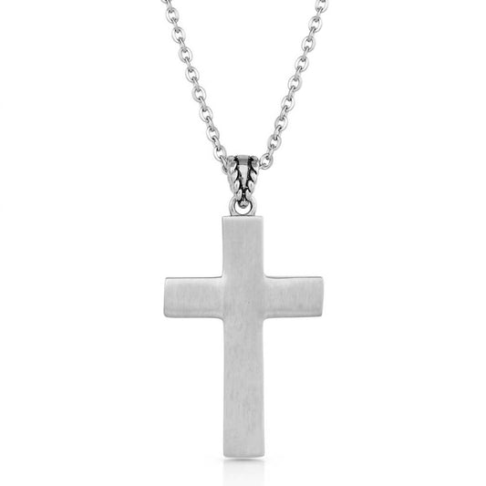 Montana Silversmiths - Men's Amplified Faith Cross Necklace