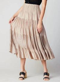 Current Air - Pleated Midi Skirt